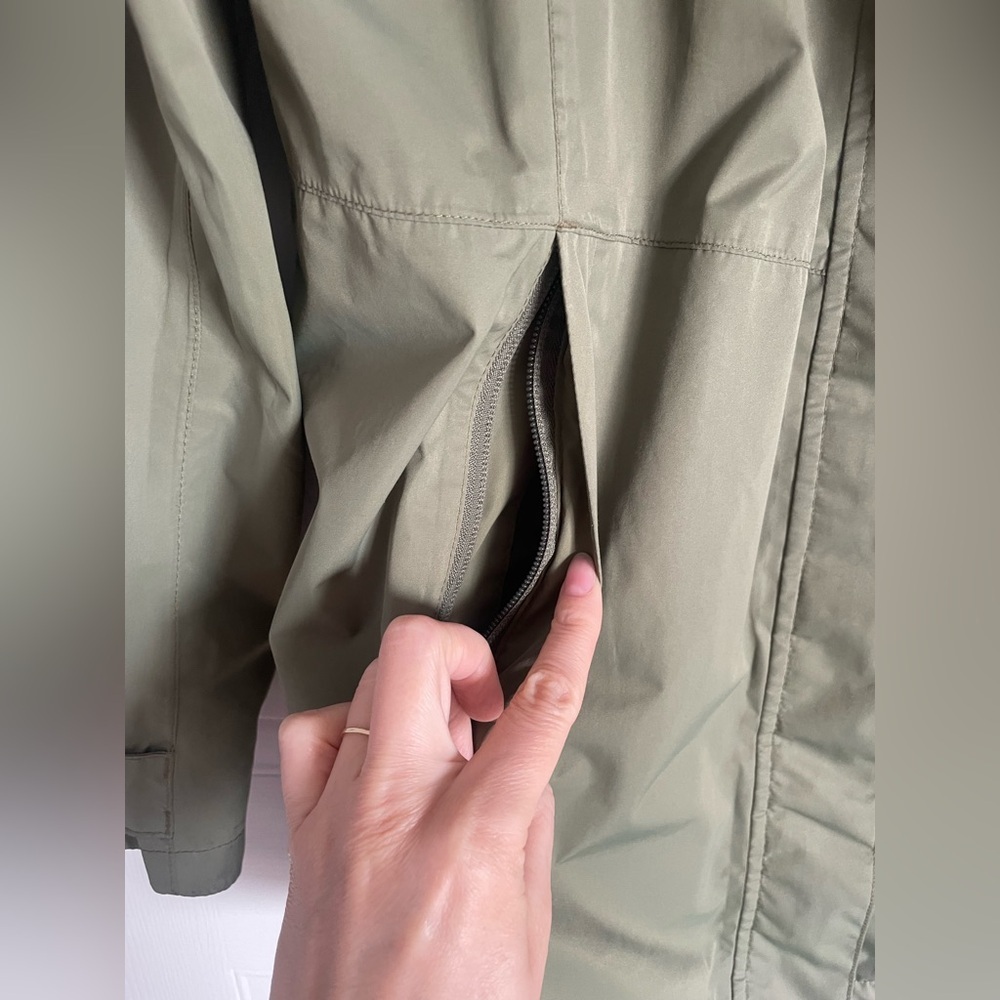 Gorpcore Woods Hooded Rain Jacket Windbreaker Olive Green M - Picture 5 of 16